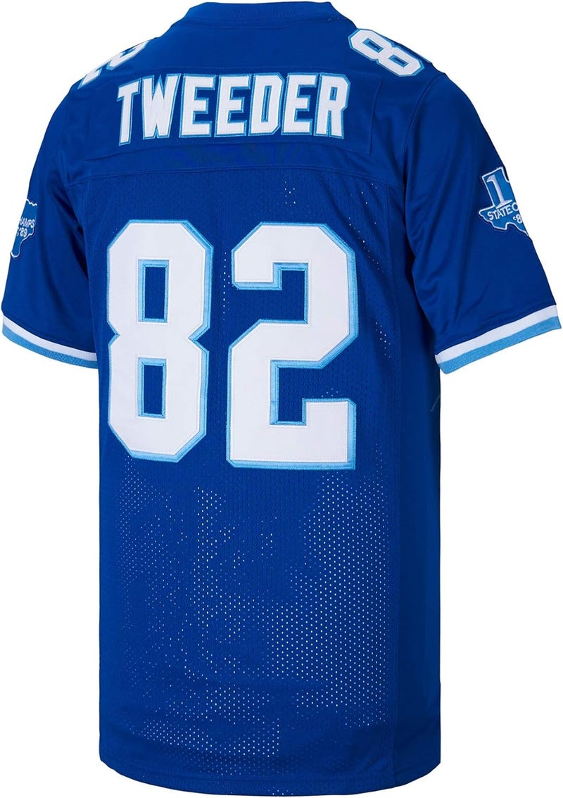 borizjersey Men's 82 Charlie Tweeder Varsity Blues Movie West Canaan Coyotes Football Jersey Stitched - Image 3